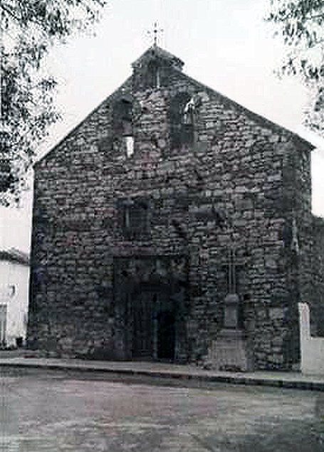 Iglesia de Santa María Magdalena de Ossa de Montiel. Años 50 del siglo XX.
