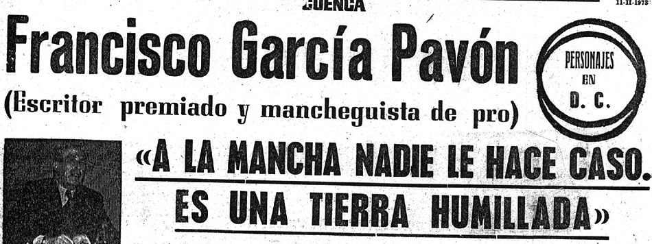 García Pavón en el Diario de Cuenca 1973
