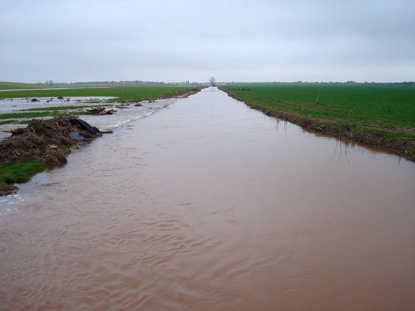 Inundaciones del río Azuer en el año 2010